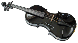 El-violin daCapoPro Amp svart